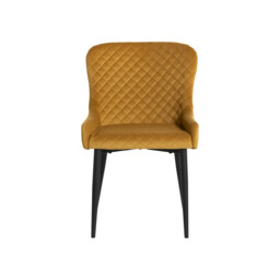 Rivington Dining Chair, Yellow Velvet - Barker & Stonehouse - thumbnail 3