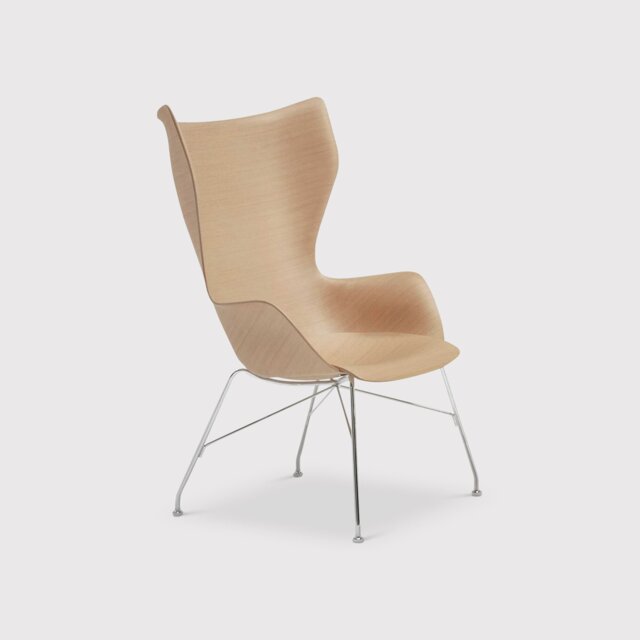 Kartell Smartwood Lounge Chair, Neutral - Barker & Stonehouse - image 1