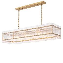 Eichholtz Ruby Rectangular Chandelier Metal - Barker & Stonehouse - thumbnail 2