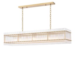 Eichholtz Ruby Rectangular Chandelier Metal - Barker & Stonehouse - thumbnail 4