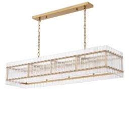 Eichholtz Ruby Rectangular Chandelier Metal - Barker & Stonehouse - thumbnail 5