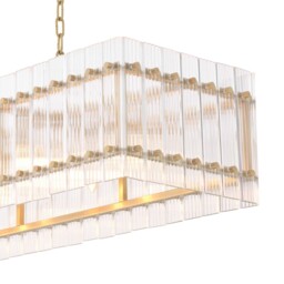 Eichholtz Ruby Rectangular Chandelier Metal - Barker & Stonehouse - thumbnail 3