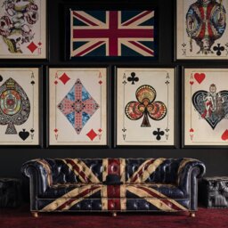Timothy Oulton Cards Aces Spades Art Print, Square, Black Wood - Barker & Stonehouse - thumbnail 2