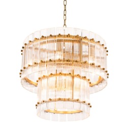 Eichholtz Ruby S Chandelier Metal - Barker & Stonehouse - thumbnail 2