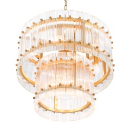 Eichholtz Ruby S Chandelier Metal - Barker & Stonehouse - thumbnail 3
