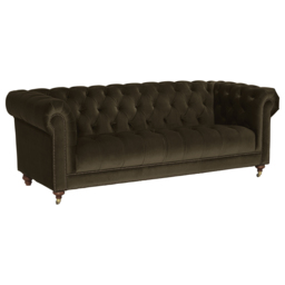 Ullswater 3.5 Seater Chesterfield Sofa, Green Velvet - Barker & Stonehouse - thumbnail 2
