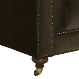 Ullswater 3.5 Seater Chesterfield Sofa, Green Velvet - Barker & Stonehouse - thumbnail 5