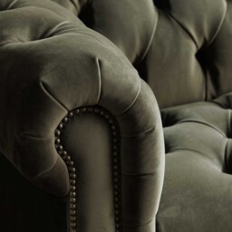 Ullswater 3.5 Seater Chesterfield Sofa, Green Velvet - Barker & Stonehouse - thumbnail 6