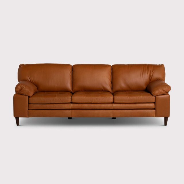 Olson Sofa, Brown Leather - Barker & Stonehouse - image 1
