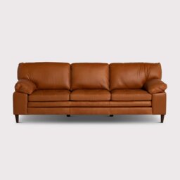 Olson Sofa, Brown Leather - Barker & Stonehouse