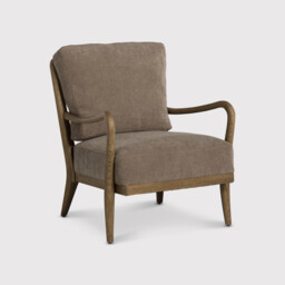 Whitley Armchair, Brown Fabric - Barker & Stonehouse - thumbnail 1