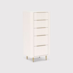 Lucia 5 Drawer Tall Chest, Neutral Wood - Barker & Stonehouse - thumbnail 1