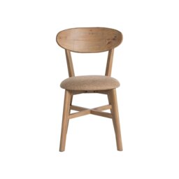 Lathan Dining Chair, Brown Fabric - Barker & Stonehouse - thumbnail 4
