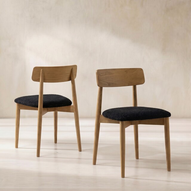 Pure Furniture Huron Dining Chair, Black Wood - Barker & Stonehouse - image 1