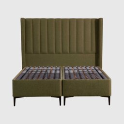 Tempur Suffolk King Slim Disc Static Divan Bed, Green Fabric - Barker & Stonehouse - thumbnail 2