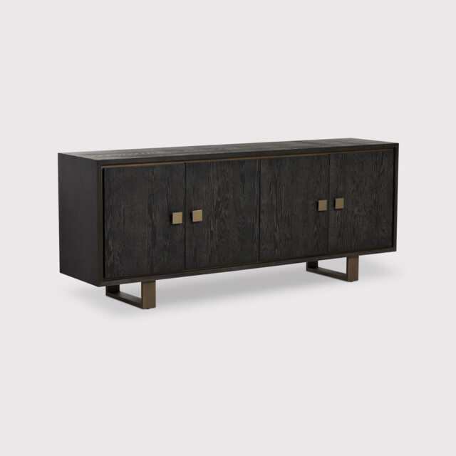 Cantha 4 Door Sideboard, Brown Oak - Barker & Stonehouse - image 1