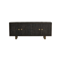 Cantha 4 Door Sideboard, Brown Oak - Barker & Stonehouse - thumbnail 3