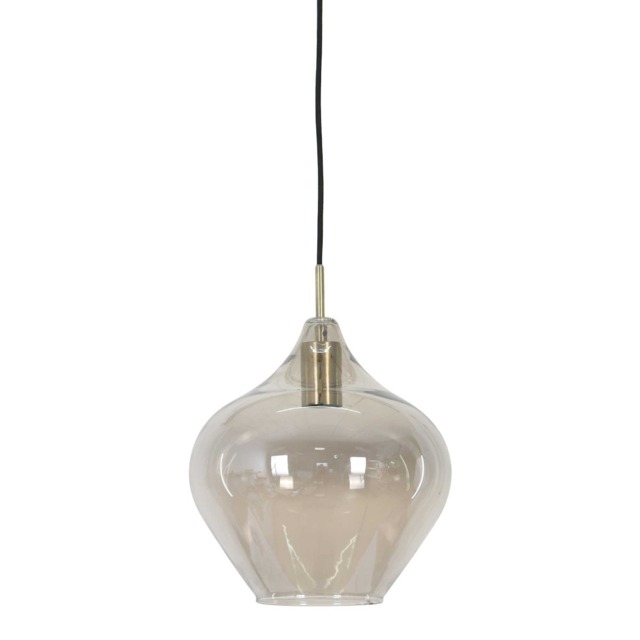 Teardrop Pendant Light, Neutral Glass - Barker & Stonehouse - image 1
