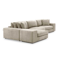 Eichholtz Vista Grande Lounge Corner Sofa, White Fabric - Barker & Stonehouse - thumbnail 5