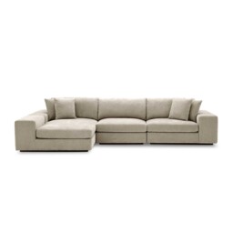 Eichholtz Vista Grande Lounge Corner Sofa, White Fabric - Barker & Stonehouse - thumbnail 3