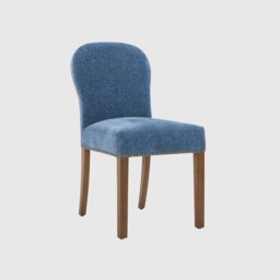 Gable Dining Chair, Blue Fabric - Barker & Stonehouse - thumbnail 2