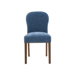Gable Dining Chair, Blue Fabric - Barker & Stonehouse - thumbnail 3
