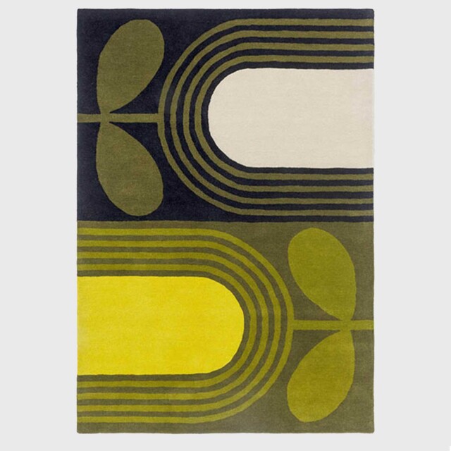 Orla Kiley 120X170Cm Striped Tulip Seagrass Rug, Square Wool - Barker & Stonehouse