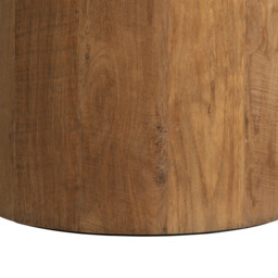 Panama Round Dining Table 120x120x77cm, Round, Brown Stone Effect - Barker & Stonehouse - thumbnail 4