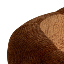Lenor Textured Fabric Occasional Armchair, Orange Boucle - Barker & Stonehouse - thumbnail 4