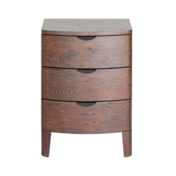 Zermatt Wide Bedside Cabinet With 3 Drawers, Pine Wood - Barker & Stonehouse - thumbnail 3