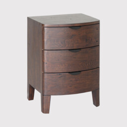 Zermatt Wide Bedside Cabinet With 3 Drawers, Pine Wood - Barker & Stonehouse - thumbnail 2