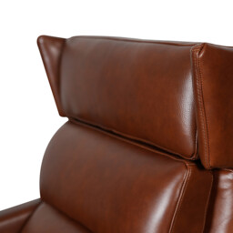 Bentley Swivel Armchair, Brown Leather - Barker & Stonehouse - thumbnail 4