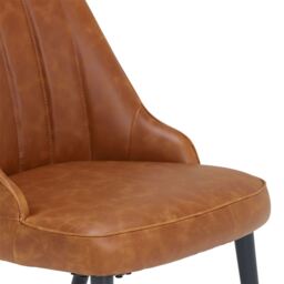 Brockwell Dining Chair, Brown - Barker & Stonehouse - thumbnail 6