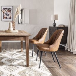 Brockwell Dining Chair, Brown - Barker & Stonehouse - thumbnail 3