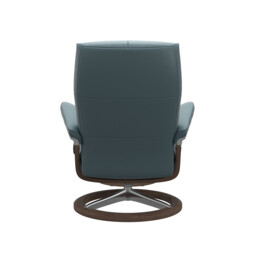 Stressless David Medium Signature Recliner Chair & Footstool Leather - Barker & Stonehouse - thumbnail 4