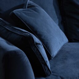 Harrington Large Chaise Corner Sofa Right, Navy Velvet - Barker & Stonehouse - thumbnail 5