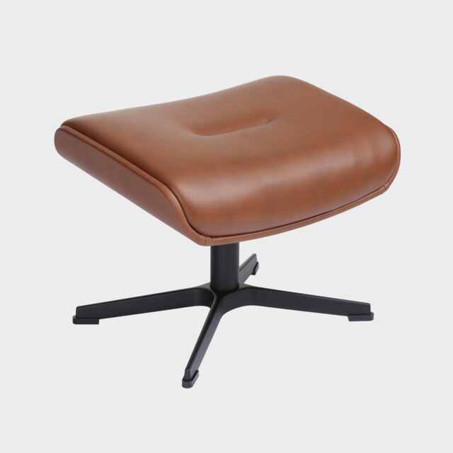 Conform Timeout X-Foot Footstool Fantasy Cognac, Brown Leather - Barker & Stonehouse - image 1