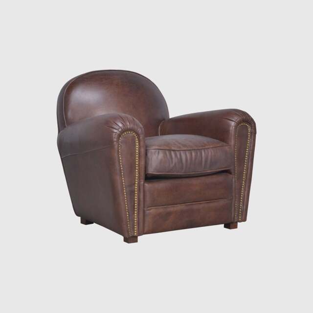 Bermondsey Armchair, Brown Leather - Barker & Stonehouse - image 1