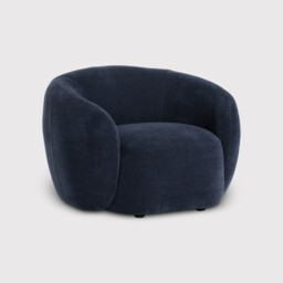 Arles Armchair, Blue Fabric - Barker & Stonehouse