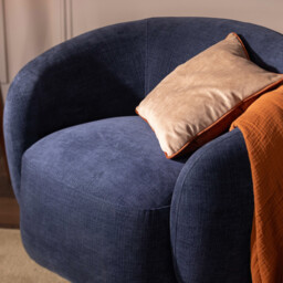 Arles Armchair, Blue Fabric - Barker & Stonehouse - thumbnail 6