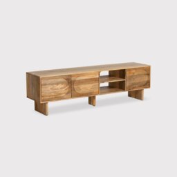 Zuberi Tv Unit, Neutral Wood - Barker & Stonehouse
