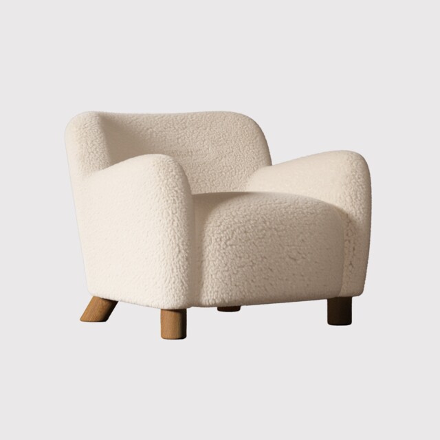 Timothy Oulton Ryeland Armchair, Neutral Leather - Barker & Stonehouse - image 1