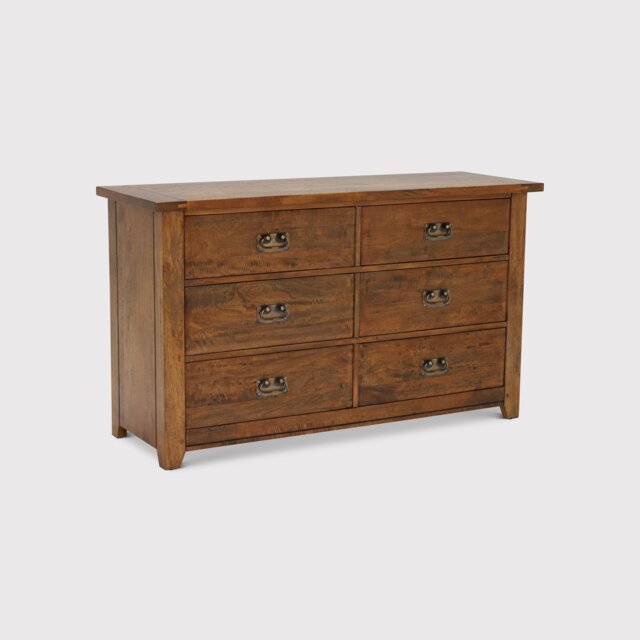 New Frontier 6 Drawer Chest, Mango Wood - Barker & Stonehouse - image 1