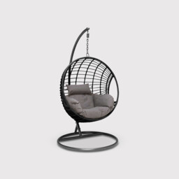 Castello Hanging Chair, Black - Barker & Stonehouse - thumbnail 2