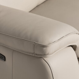 Arno 2.5 Seater Recliner Sofa with 2 Power Recliners, Neutral - Barker & Stonehouse - thumbnail 6