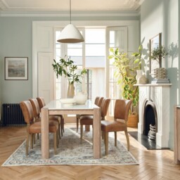 Otto Dining Chair, Brown Leather - Barker & Stonehouse - thumbnail 2