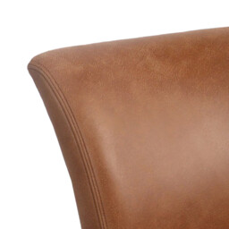 Otto Dining Chair, Brown Leather - Barker & Stonehouse - thumbnail 5