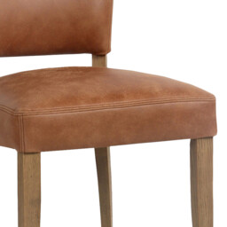 Otto Dining Chair, Brown Leather - Barker & Stonehouse - thumbnail 6