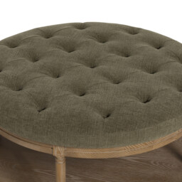 Downton Coffee Table, Round, Green Wood - Barker & Stonehouse - thumbnail 4