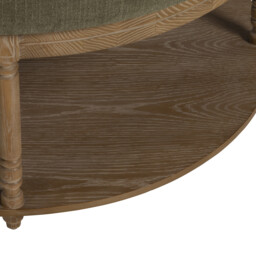 Downton Coffee Table, Round, Green Wood - Barker & Stonehouse - thumbnail 6